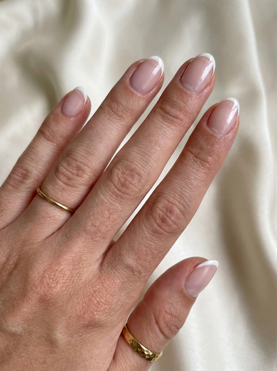 Pearl Milky French Nails als Milky French Nägel Inspiration 2026